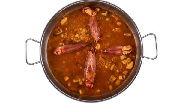 arroz caldoso caravineros