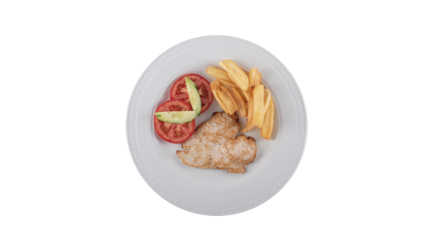 pechuga d epollo empanada con papas