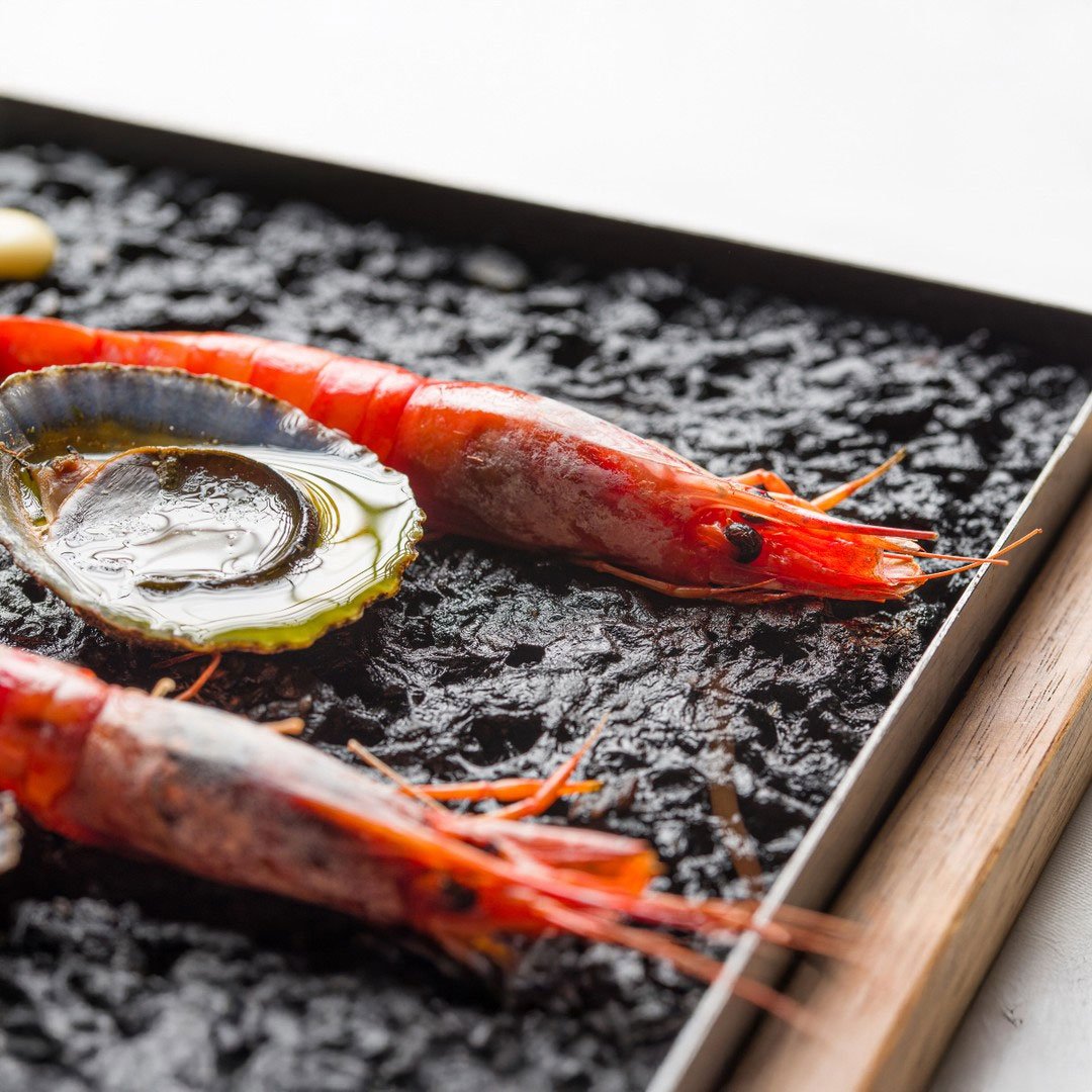Arroz negro de mariscos